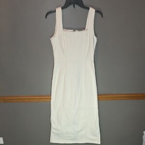 Abercrombie & Fitch Off-White Snatched Jean Dress